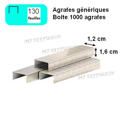 Agrafe 23/17 boite 1000 agrafes