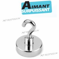 Aimant avec crochet amovible