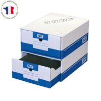 Boite tiroir d’archivage - A4 - Lot de 10