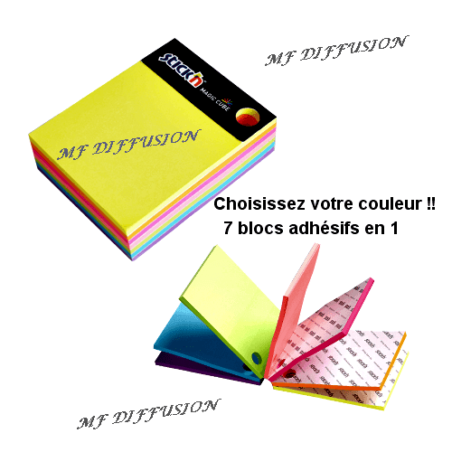 Stick'n Magic Cube 280 feuilles