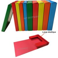 Boite de classement carton pelliculé