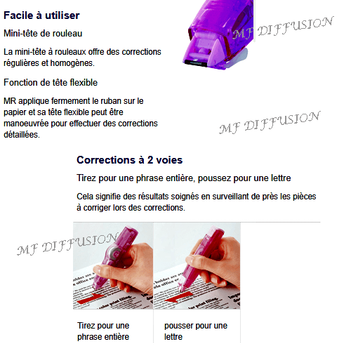 Roller de correction rétractable écologique MR – Image 2