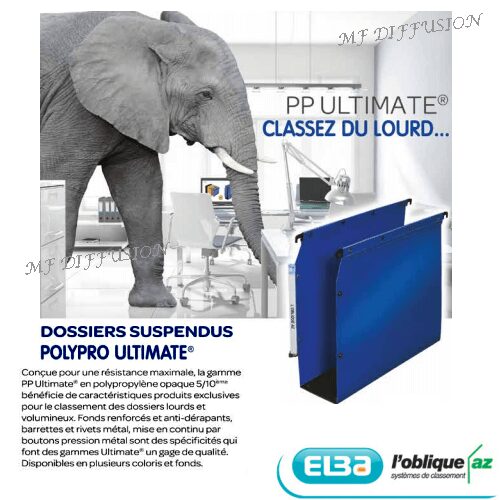 Dossiers suspendus armoire Polypro Ultimate pack de 10