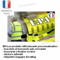 Brassard de sécurité auto-enroulant