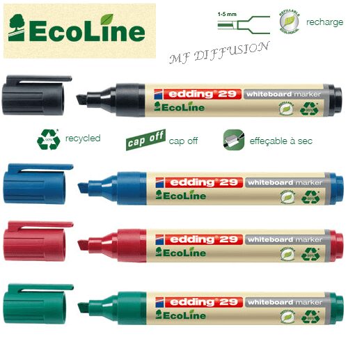 Kit marqueur tableau blanc EDDING EcoLine 29