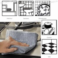 Microfibre spéciale cuisine