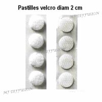 Sachet 80 pastilles velcro