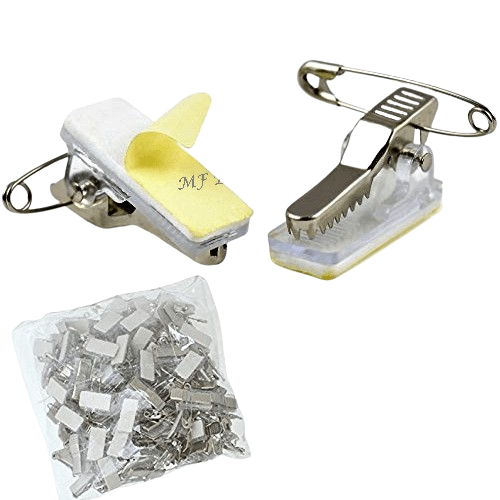 Pince clip adhésive à pince métal épingle
