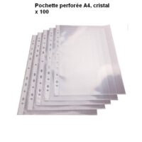 Pochette perforée cristal