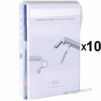 Pochette perforée plan à soufflet A4